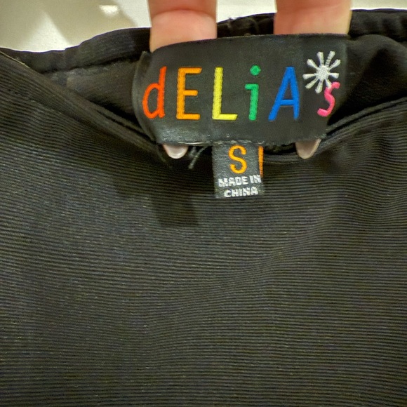 dELiA*s Under the Boardwalk Black Mini Skort - Picture 5 of 5